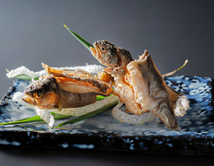 岩魚唐揚げ（1尾） 虹鱒唐揚げ（1尾）