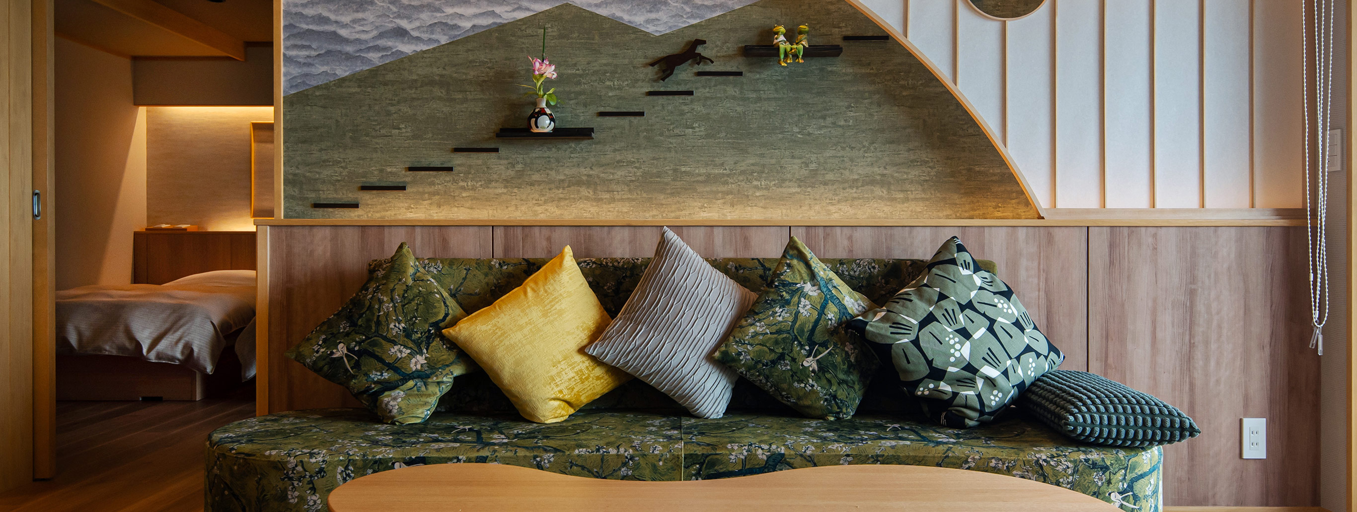 掛け流し半露天風呂付 和洋室