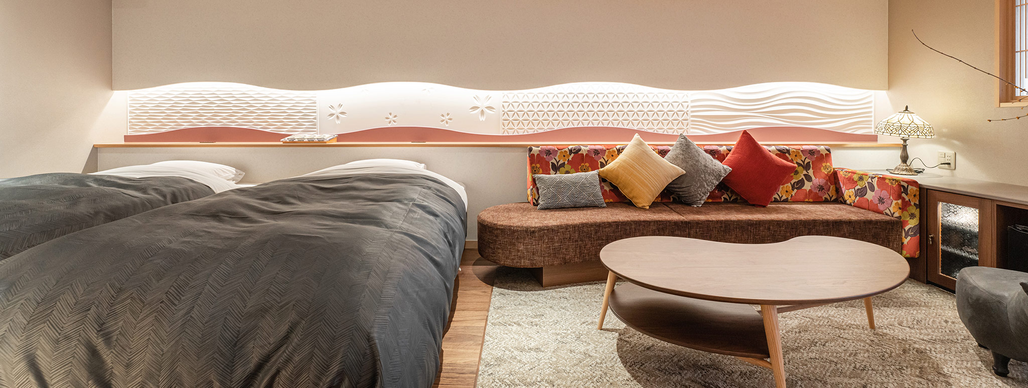 掛け流し 展望温泉付ツイン